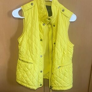 Yellow Quilted Vest